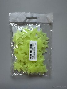 Nové fosforové svítící samolepicí hvězdy 100 ks - 3