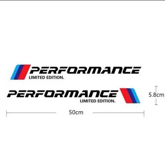 BMW M PERFORMANCE samolepka sada 2ks (500x58mm) - 3