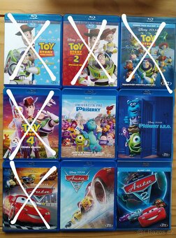 Filmy od PIXAR a DREAMWORKS na blu-ray, seznam č.6 - 3