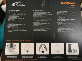Kuchyňský robot ETA Gratussino III Smart 302390000 bílý/bílý - 3