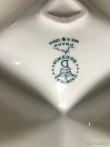 Třídílná miska trina slaměnka, modrá, porcelán - 3