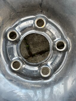 185/60R15 letní pneu s plech. disky - 3