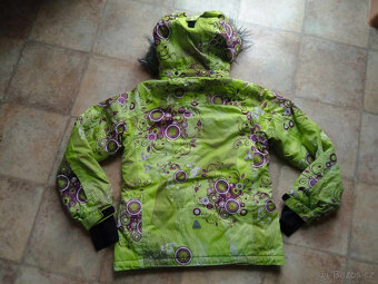 Zelenofialová zimní bunda ICEPEAK vel.140/9-10 let - 3