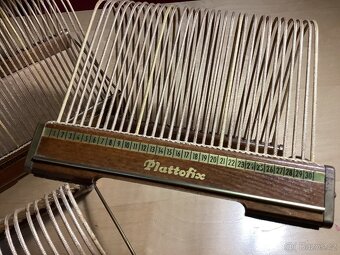 Retro stojan na LP, 3 ks, Plattofix - 3