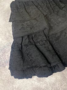 Lanvin x H&M cerna rasena krajkova  sukne vel 34 - 3