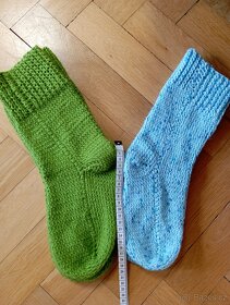Pletené ponožky, vel. 39-42 - 3