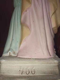 Porcelánová soška Panny Marie - 3