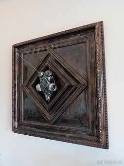 STEAMPUNK RECYCLE ART - PATINOVANÝ KOV - 3