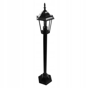 Zahradní lampa 100 cm (černá) - 3