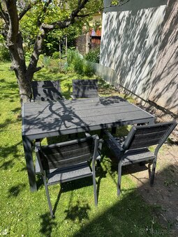 Zahradní sestava stůl + 4x židle / nepoužitá - 3