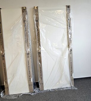 Prodám dveře 80 cm a 60cm , plné bílé CPL celkem 5ks - 3