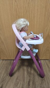 Smoby Jídelní židlička pro panenku Baby Nurse - 3