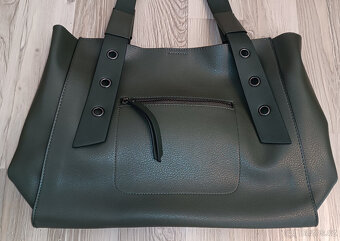 Dámská shopper khaki zelená kabelka - 3