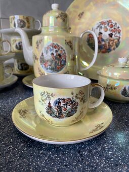 Porcelánový vintage čajový servis Kahla Porzellan - 3