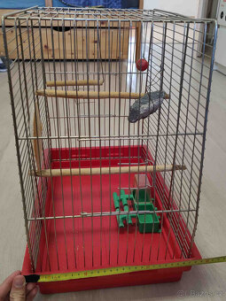 Ptačí klec např. pro papouška nebo andulku - 3