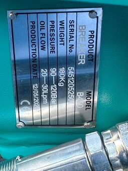 Hydraulické bourací kladivo s MS03 adaptérem-B450 1,2-3t - 3