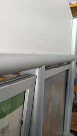 Info stojan na nabídky, hliníkový, 3x4 - 3