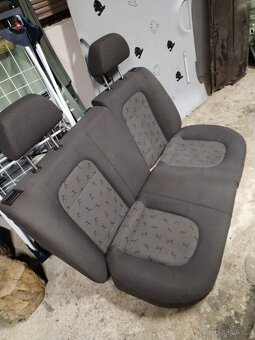 Zadní sedadla Škoda Fabia 1 - 3