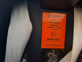 Dětské nosítko/autosedačka Cybex Aton 5 0-13kg - 3