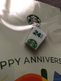 Starbucks výroční pin – 24 Years - 3