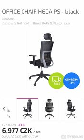 Multised HEDA PS/Kancelářská židle/OP 7000kc - 3