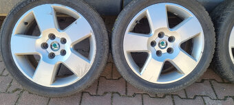 Alu kola originál Škoda Superb 5x112 7x17 ET37 3U0 601 025 - 3