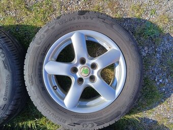 Alu 5x100 r15 + letní pneu Barum - 3