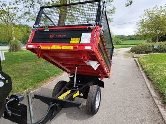 Vlek za malotraktor 1,3T nádstavba,homologace - 3