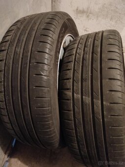 4ks alu disky orig. Volvo 5x108 R16 pneu 5mm 205/55 r16 - 3