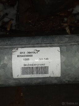 Náprava na přívěsný vozík 1300kg - 3