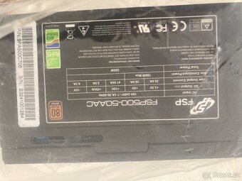 zdroj fortron fsp500 80+ bronze, bulk, 500w - 3