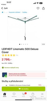 Leifheit linomatic 500 deluxe sušák na prádlo - 3