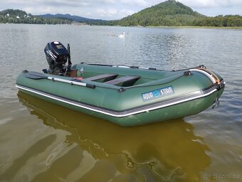 Člun s motorem Parsun 9.8 4t, a elektromotorem - 3