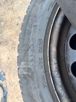 5x100 r16 205/55/16 zimní pneu - 3