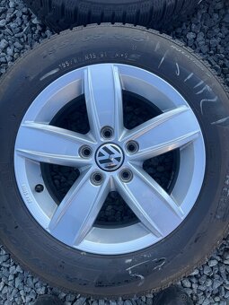 Alu zimní sada kol original VW, 5x112, 195/65 R15 - 3