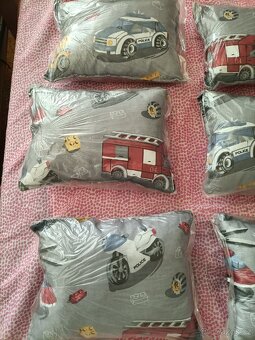 Polštářek, děti, lego, auta - 3