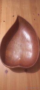 Dřevěná mísa- ruční prace- teakové dřevo - 3