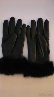 Koženkové rukavice vel.M - 3