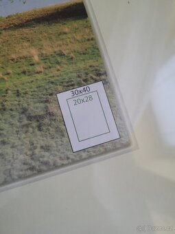 Tři skleněné clip rámy 30x40 cm - 3