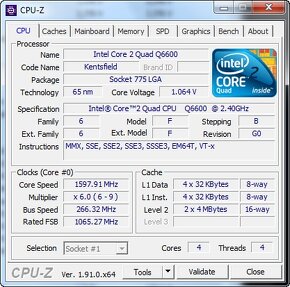 ASUS P5P43TD PRO, LGA775, Q6600, 8GB DDR3 - 3