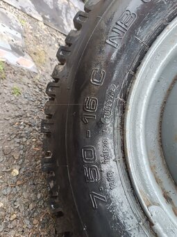 Avia Furgon dvě kola 7,50x16 C hrubý vzorek - 3