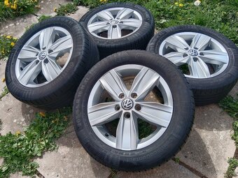 Alu kola 5x112 r16 VW Caddy a letní 205/55/16 - 3