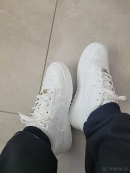 Nike air af1 dámské bílé tenisky letní značkové - 3