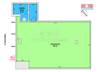 Pronájem obchod a služby, 94 m², Ostrava, ul. Výškovická - 3
