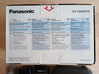 Bezdrátový telefon k pevné lince - Panasonic KX-TG6411FX - 3