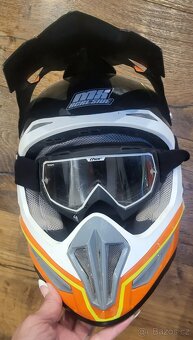 Dětské motokrosové helmy vel.S vč. brýlí - 3