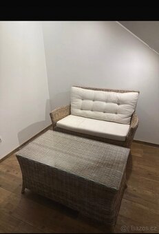 Ratanová sedací souprava – elegantní a pohodlná - 3