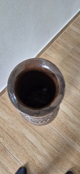 Prodám keramickou vázu, výška 72cm - 3