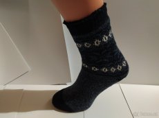 Pánské ponožky pletené z alpaky 3 páry 43-46 - 3