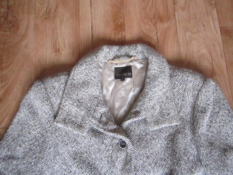 Zimní kabát zn. Tatuum, vlna, vel. M/38, melír - 3